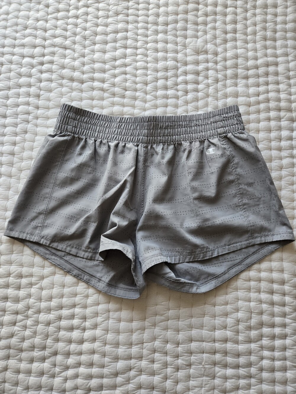 Champion Light Gray Women's Athletic Shorts Size Small